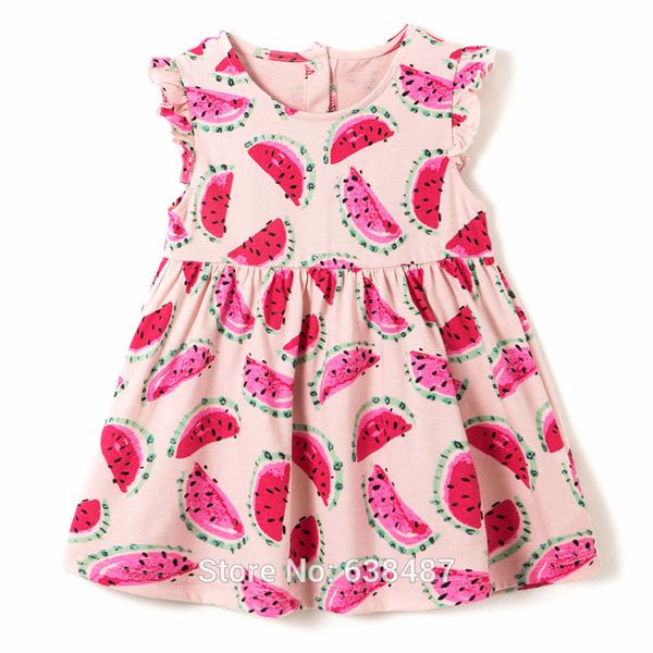 brand 100% combed cotton short sleeve baby girl clothes one-piece kids princess doll dresses for girls tees watermelon, Red;yellow
brand 100% combed cotton short sleeve baby girl clothes one-piece kids princess doll dresses for girls tees watermelon, Red;yellow