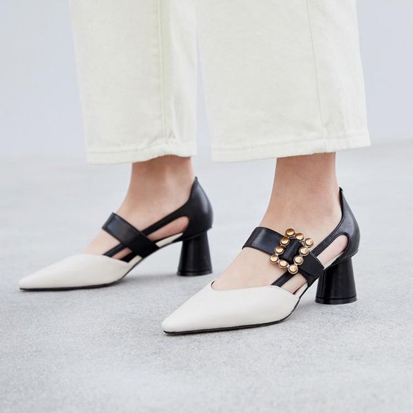 korean style spring autumn new women nude shoes black red white leather zapatos de mujer metallic buckle ladies pumps brand
korean style spring autumn new women nude shoes black red white leather zapatos de mujer metallic buckle ladies pumps brand
