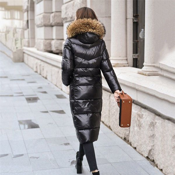 зимний пуховик женщины parkas 2019 новая мода женщины тонкий пальто с капюшоном черный меховой воротник верхняя одежда длинная теплая casaco, Black
зимний пуховик женщины parkas 2019 новая мода женщины тонкий пальто с капюшоном черный меховой воротник верхняя одежда длинная теплая casaco, Black