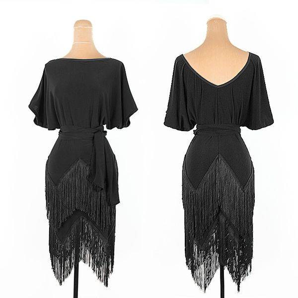 black tassel women dance wear ballroom dress samba costume party dresses sheer stretchy one-piece latin dress fringe, Black;red
black tassel women dance wear ballroom dress samba costume party dresses sheer stretchy one-piece latin dress fringe, Black;red