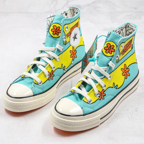 classic 1970s canvas shoes chuck 70 the mystery machine scoobydoo cartoon pattern men women skateborad shoes yelleow casual shoes sneaker, Black
classic 1970s canvas shoes chuck 70 the mystery machine scoobydoo cartoon pattern men women skateborad shoes yelleow casual shoes sneaker, Black