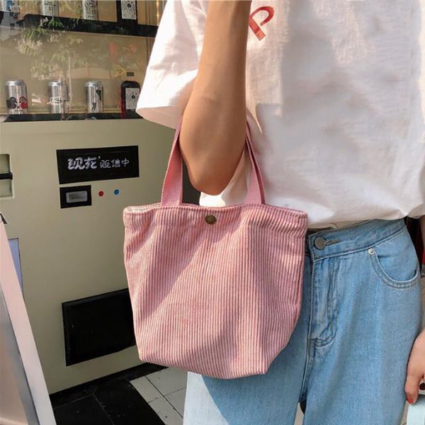 hand held mini lunch bag corduroy bucket solid color fashion handbags ladies vintage tote casual shopping shoulder bag, Blue;pink
hand held mini lunch bag corduroy bucket solid color fashion handbags ladies vintage tote casual shopping shoulder bag, Blue;pink