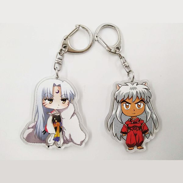 inuyasha fashion anime acrylic key chains cartoon keyring keychain pendant keyholder birthday gifts new, Silver
inuyasha fashion anime acrylic key chains cartoon keyring keychain pendant keyholder birthday gifts new, Silver