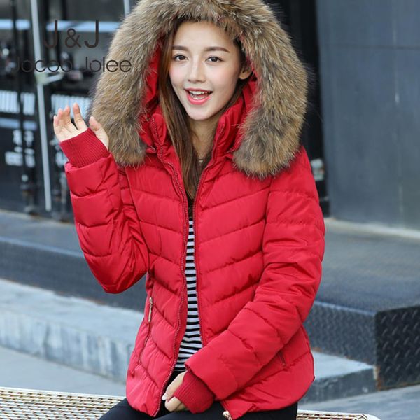 jocoo jolee winter gloves winter coat women detachable fur collar slim fit outwear casual korean basic jackets parka outwear, Black
jocoo jolee winter gloves winter coat women detachable fur collar slim fit outwear casual korean basic jackets parka outwear, Black