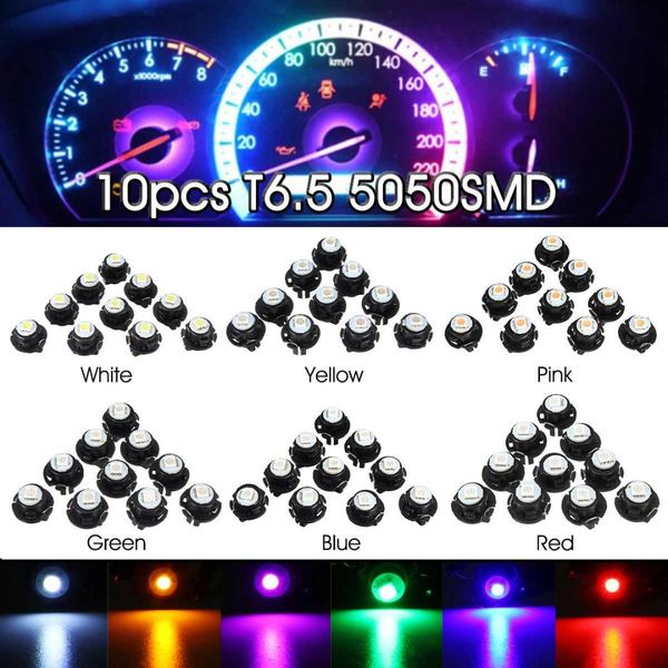 10pcs t6.5 led 1 smd lamp car gauge dash bulb dashboard instrument light wedge interior lamp
10pcs t6.5 led 1 smd lamp car gauge dash bulb dashboard instrument light wedge interior lamp