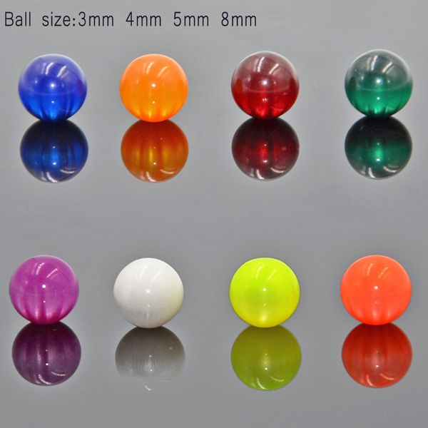 showlove-8 color acrylic opal pearl round ball replacement bead lip eyebrow tongue earring belly body piercing jewelry 14g/16g, Slivery;golden
showlove-8 color acrylic opal pearl round ball replacement bead lip eyebrow tongue earring belly body piercing jewelry 14g/16g, Slivery;golden