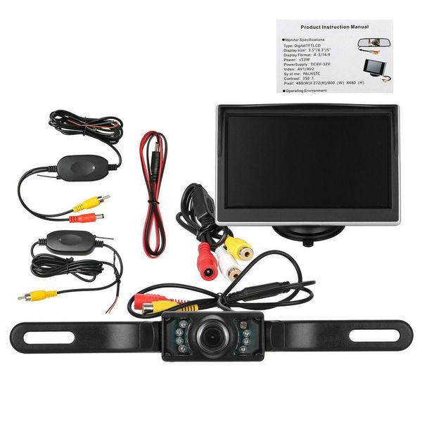 5inch digital monitor + car rear view camera combination products suitable for car truck bus trailer
5inch digital monitor + car rear view camera combination products suitable for car truck bus trailer