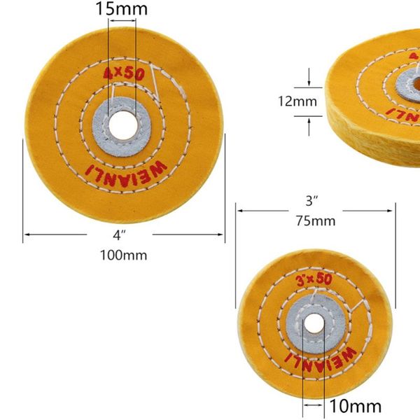 cloth buffing wheel grinder polishing pad 3\" 4\" buffer cleaning abrasive tools 72xd
cloth buffing wheel grinder polishing pad 3\" 4\" buffer cleaning abrasive tools 72xd