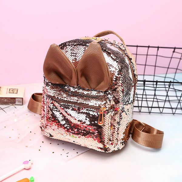 lovely kids backpack small sequins backpack ears girls school mini bag travel rucksack shoulder bags
lovely kids backpack small sequins backpack ears girls school mini bag travel rucksack shoulder bags
