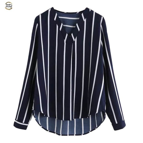 women blouses 2019 polka striped print long sleeve v neck women shirts linen ladies blouses tunique femme female blusas, White
women blouses 2019 polka striped print long sleeve v neck women shirts linen ladies blouses tunique femme female blusas, White