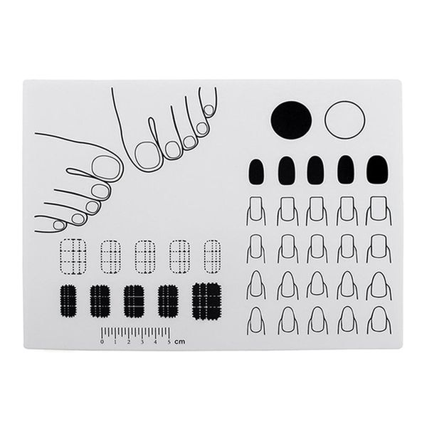 silicone nail art stamping mat practice coloring pad polish palette(white
silicone nail art stamping mat practice coloring pad polish palette(white
