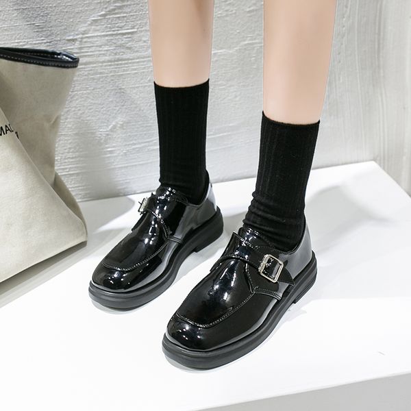 elegant casual woman shoe british style round toe female shoes 2019 fashion women's shallow mouth preppy dress summer new modis, Black
elegant casual woman shoe british style round toe female shoes 2019 fashion women's shallow mouth preppy dress summer new modis, Black