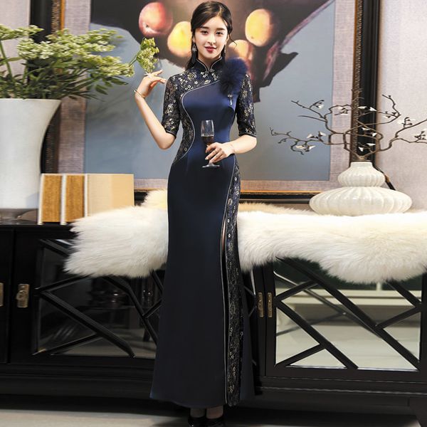 sexy perspective mesh oriental style party dresses split long cheongsam женщины ежегодное собрание традиционный китайский вечернее платье, Red
sexy perspective mesh oriental style party dresses split long cheongsam женщины ежегодное собрание традиционный китайский вечернее платье, Red