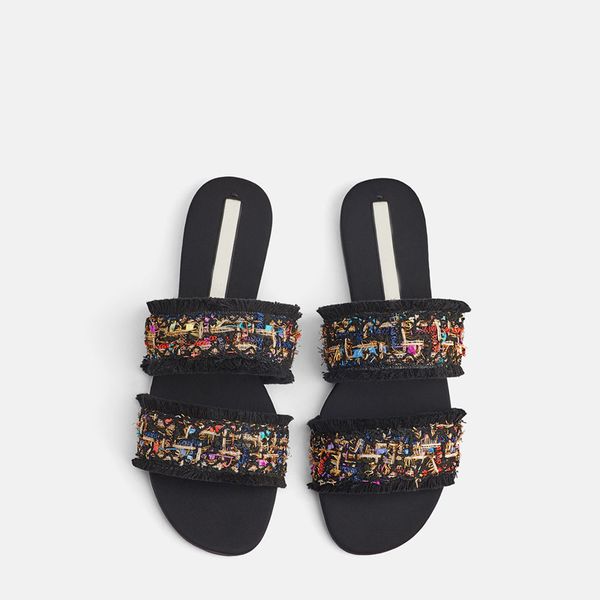 2019 new summer women slippers mules shoes peep-toe flat tassel mules slides woman cozy summer outerwear balck beach flip flop, Black
2019 new summer women slippers mules shoes peep-toe flat tassel mules slides woman cozy summer outerwear balck beach flip flop, Black