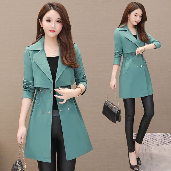 trench coat women long spring autumn new temperament double breasted pocket lace up fashion thin popular windbreaker female z966, Tan;black
trench coat women long spring autumn new temperament double breasted pocket lace up fashion thin popular windbreaker female z966, Tan;black