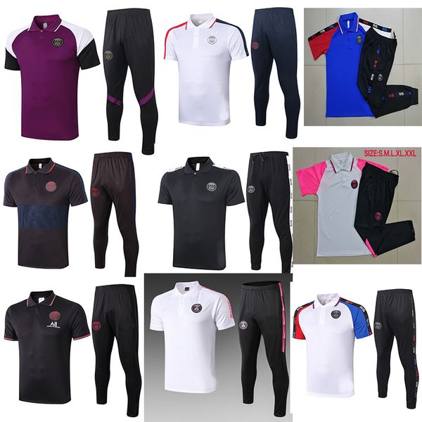 2020 2021 paris new good quality polo shirts + pants soccer training suit survetement 20 21 paris football mbappe tracksuit, Black
2020 2021 paris new good quality polo shirts + pants soccer training suit survetement 20 21 paris football mbappe tracksuit, Black