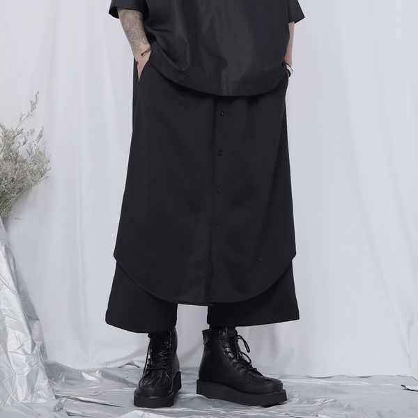 fashion men pants punk joggers casual solid 2020 personality streetwear skirts trousers men loose irregular pants s-5xl incerun, Black
fashion men pants punk joggers casual solid 2020 personality streetwear skirts trousers men loose irregular pants s-5xl incerun, Black