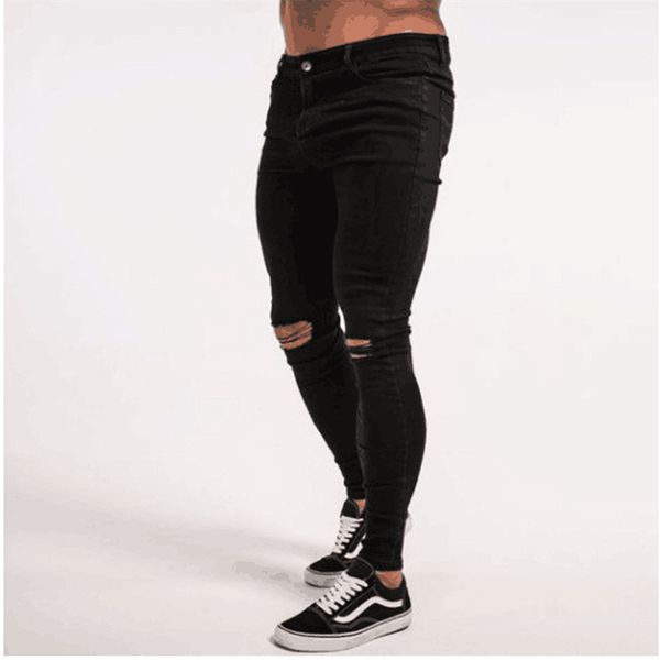 men's jeans mens big hole black solid colors stretch slim fit long denim pants hip hop pencil for male, White;black
men's jeans mens big hole black solid colors stretch slim fit long denim pants hip hop pencil for male, White;black