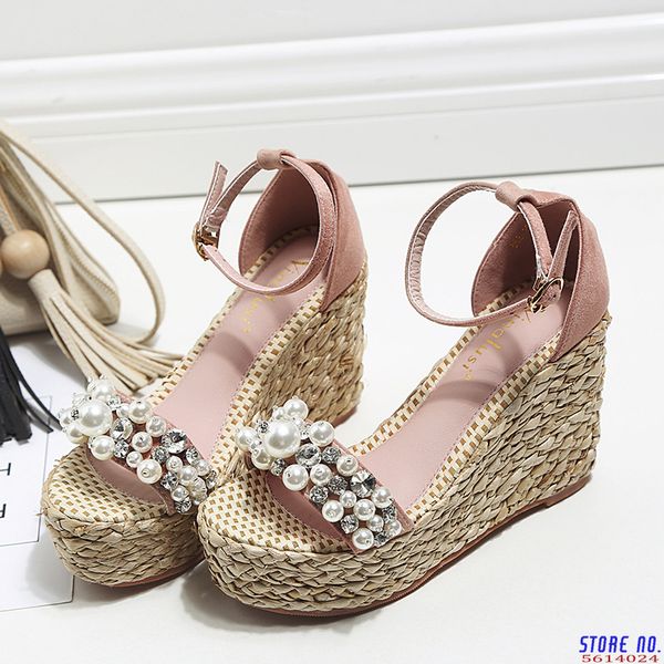 ankle strap front rear strap high summer wedges heels sandals fashion women shoes solid platform sandals, Black
ankle strap front rear strap high summer wedges heels sandals fashion women shoes solid platform sandals, Black