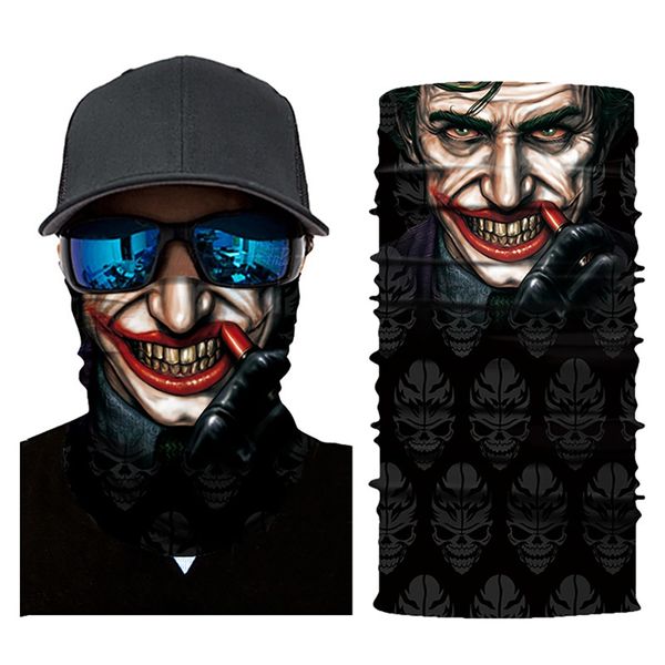 seamless outdoor quick dry scraf magic printed multi functional skull horror clown head scraf sunshade sweatband head scarf, Black
seamless outdoor quick dry scraf magic printed multi functional skull horror clown head scraf sunshade sweatband head scarf, Black