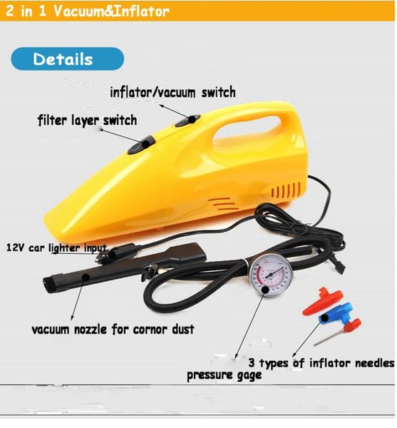 multi-function portable car vacuum cleaner and tyre pump 12v wet and dry dual use with power 75w 12v super suction
multi-function portable car vacuum cleaner and tyre pump 12v wet and dry dual use with power 75w 12v super suction