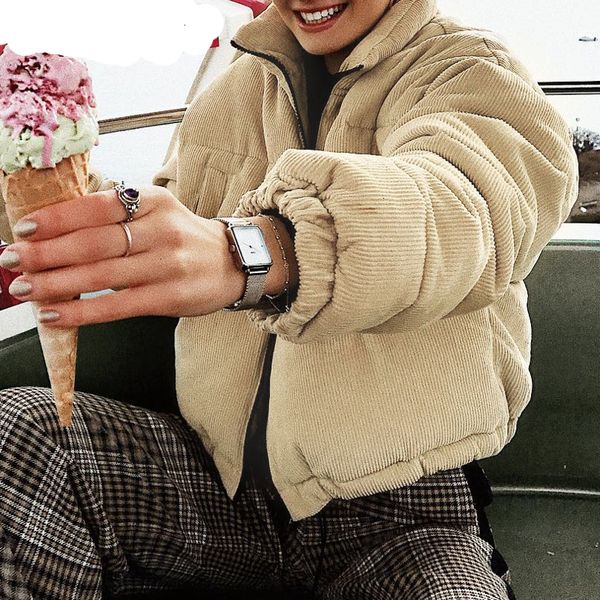 womens down jacket women winter coats casual corduroy thick parka overcoat winter warm outerwear coats women khaki streetwear jacket coat, Black
womens down jacket women winter coats casual corduroy thick parka overcoat winter warm outerwear coats women khaki streetwear jacket coat, Black