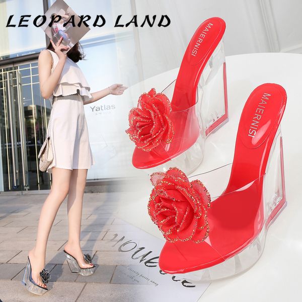 leopard land slope heel waterproof platform transparent crystal heel super high sandals thick bottom show wz, Black
leopard land slope heel waterproof platform transparent crystal heel super high sandals thick bottom show wz, Black