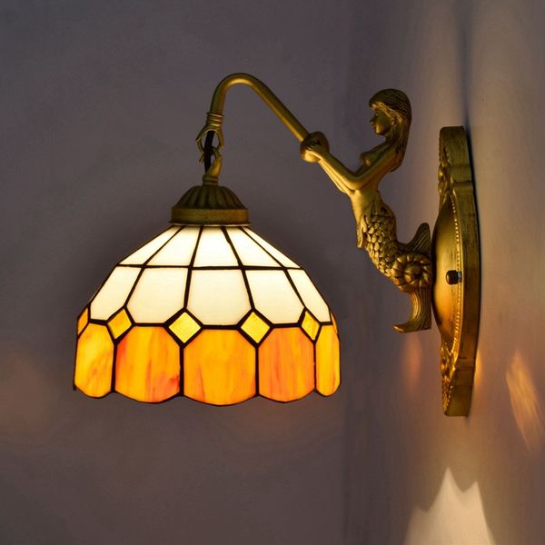 european style retro tiffany stained glass wall light dining room bedroom bar club hallway yellow mediterranean wall lamp
european style retro tiffany stained glass wall light dining room bedroom bar club hallway yellow mediterranean wall lamp