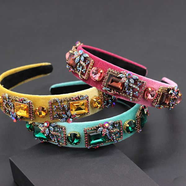 baroque flannel color rhinestone headband ball wild personality headband fine fashion rhinestone geometric headband 791, Golden;white
baroque flannel color rhinestone headband ball wild personality headband fine fashion rhinestone geometric headband 791, Golden;white