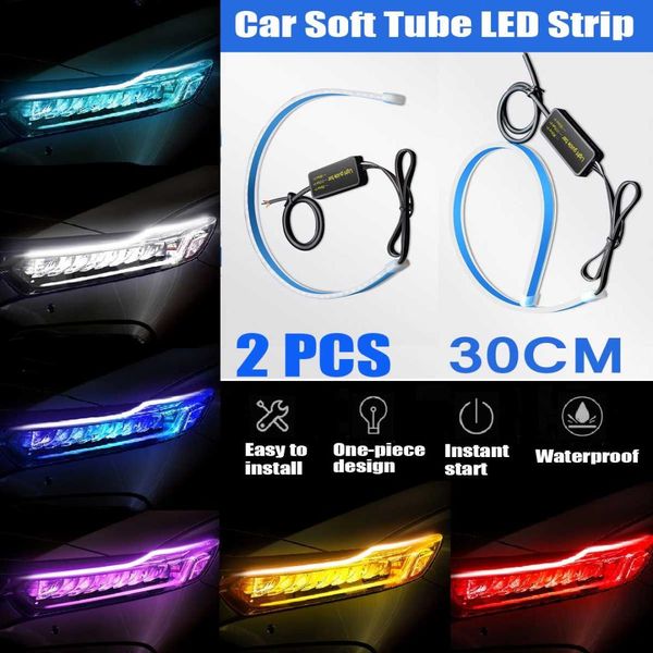 2pcs 30cm led drl daytime running lights turn signal drl led strip car light accessories brake side lights headlights for auto
2pcs 30cm led drl daytime running lights turn signal drl led strip car light accessories brake side lights headlights for auto