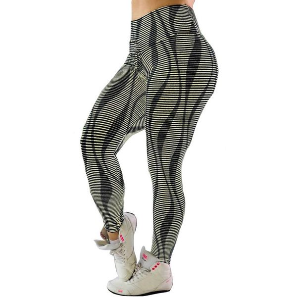 women streak print yoga leggings exercise capris 50% high waist activewear lift butts fitness pants lady stripe body mechanics clothing, Black
women streak print yoga leggings exercise capris 50% high waist activewear lift butts fitness pants lady stripe body mechanics clothing, Black