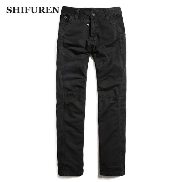 shifuren mens cargo pants multi pocket 100% cotton overall trousers long pants no belt 5 colors pantalon homme, Black
shifuren mens cargo pants multi pocket 100% cotton overall trousers long pants no belt 5 colors pantalon homme, Black