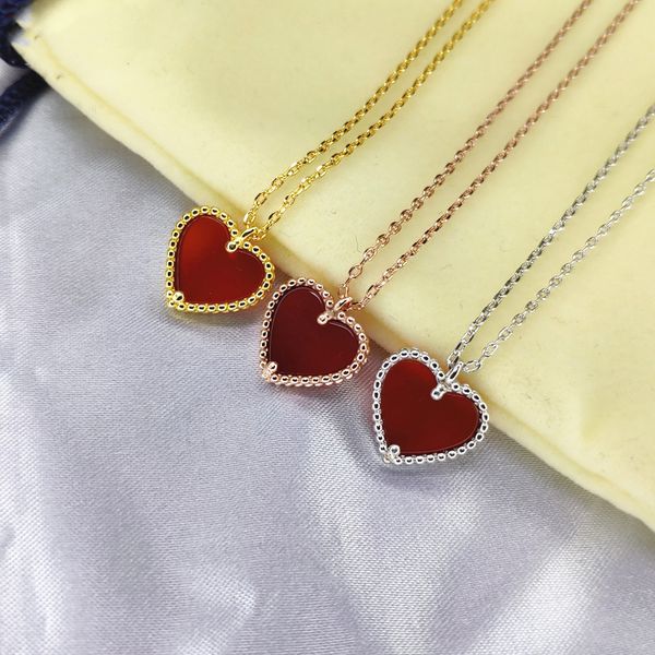 heart-shaped new red zircon gold color silver ladies necklace fashion elegant creative wild sweater chain clavicle chain luxury holiday gift
heart-shaped new red zircon gold color silver ladies necklace fashion elegant creative wild sweater chain clavicle chain luxury holiday gift