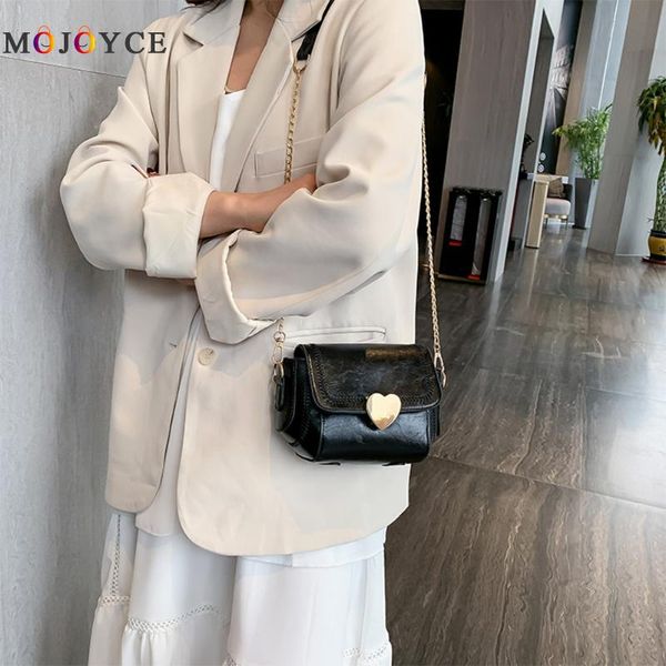 fashion retro women shoulder messenger bag love heart buckle solid color chain handbags pu leather ladies small daily purse
fashion retro women shoulder messenger bag love heart buckle solid color chain handbags pu leather ladies small daily purse