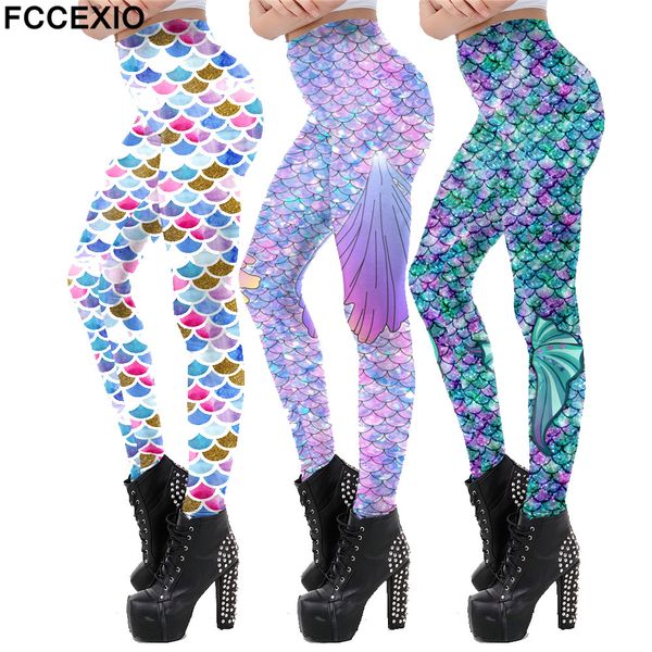 fccexio new arrival fish scale leggings women workout leggins fashion colorful mermaid pants digital print fitness legins, Black
fccexio new arrival fish scale leggings women workout leggins fashion colorful mermaid pants digital print fitness legins, Black