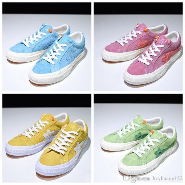2018 новый ttc создатель х тайлер one stars ox golf le fleur замша мода повседневная обувь холст все scarlet зеленый желтый кроссовки 35-44
2018 новый ttc создатель х тайлер one stars ox golf le fleur замша мода повседневная обувь холст все scarlet зеленый желтый кроссовки 35-44