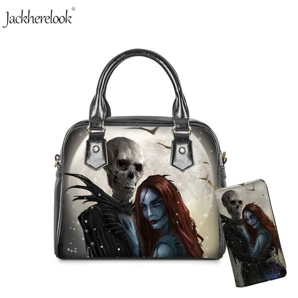 jackherelook bags for women 2020 2pcs gothic style ladies handbag skull design printed women's casual messenger bags and wallets
jackherelook bags for women 2020 2pcs gothic style ladies handbag skull design printed women's casual messenger bags and wallets
