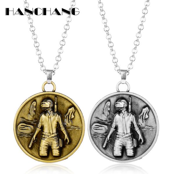 man's necklace pubg necklace playerunknown's battlegrounos round dog tags pendants necklaces game jewelry hip hop, Silver
man's necklace pubg necklace playerunknown's battlegrounos round dog tags pendants necklaces game jewelry hip hop, Silver