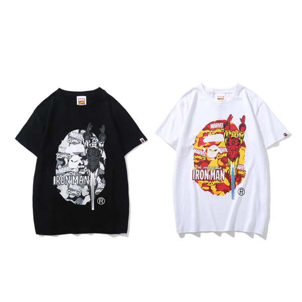 Bape Mens конструктора T Shirt Mens Fashion Designer с коротким рукавом Черный Белый Мужчины Женщи
Bape Mens конструктора T Shirt Mens Fashion Designer с коротким рукавом Черный Белый Мужчины Женщи