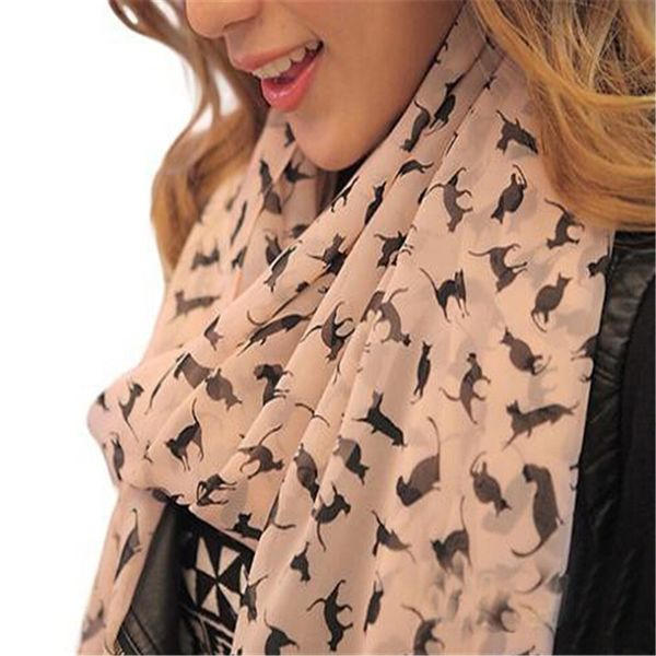 drop shipping fashion women's chiffon colorful printed sweet cartoon cat kitten scarf graffiti style shawl girls christmas gift
drop shipping fashion women's chiffon colorful printed sweet cartoon cat kitten scarf graffiti style shawl girls christmas gift