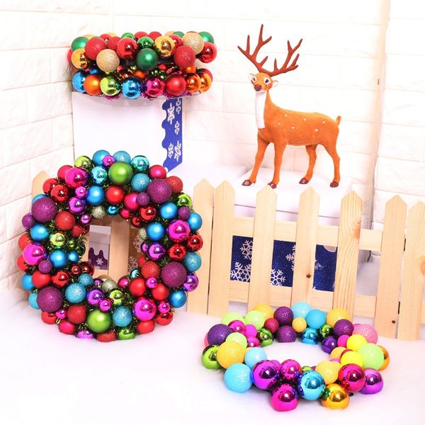 sparkling christmas ball wreath front door hanging garland holiday home decor ornaments random type random color
sparkling christmas ball wreath front door hanging garland holiday home decor ornaments random type random color