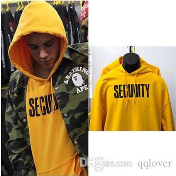 ins security yellow hoodies bieber fashion brand purpose tour teenager streetwear casual loose sweatshirts winter, Black
ins security yellow hoodies bieber fashion brand purpose tour teenager streetwear casual loose sweatshirts winter, Black