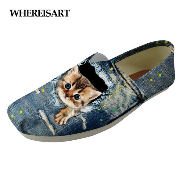 whereisart fashion canvas loafer shoes women cute denim animal cat print slip on flats shoes female breathable fisherman, Black
whereisart fashion canvas loafer shoes women cute denim animal cat print slip on flats shoes female breathable fisherman, Black