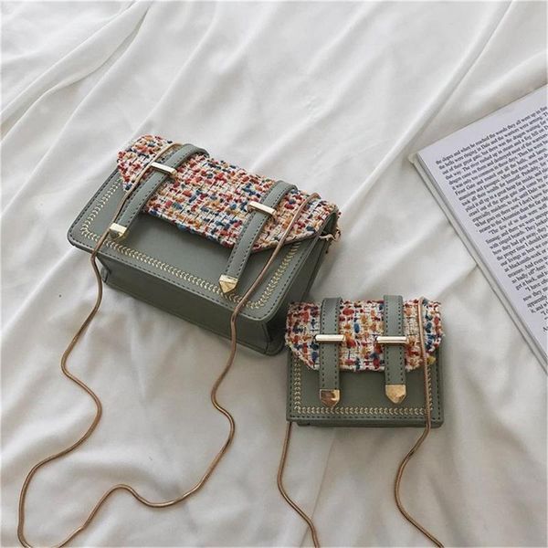 women small square bag fabric splicing new 2019 versatile single shoulder bag fashion chain korean version messenger bags #c3
women small square bag fabric splicing new 2019 versatile single shoulder bag fashion chain korean version messenger bags #c3