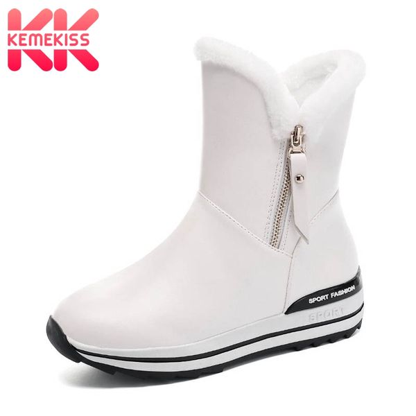 kemekiss 4 colors new arrival zipper winter fur ankle boots warm thick bottom round toe snow boots mujer footwear size 31-42, Black
kemekiss 4 colors new arrival zipper winter fur ankle boots warm thick bottom round toe snow boots mujer footwear size 31-42, Black