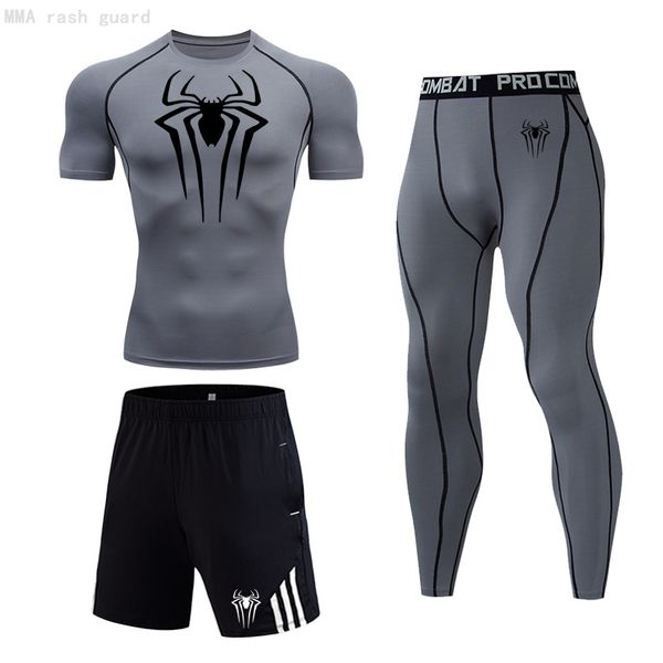 compression t-shirt fitness leggings suit men's clothing sports shirt short sleeve tights tracksuit men running suit, Black;blue
compression t-shirt fitness leggings suit men's clothing sports shirt short sleeve tights tracksuit men running suit, Black;blue