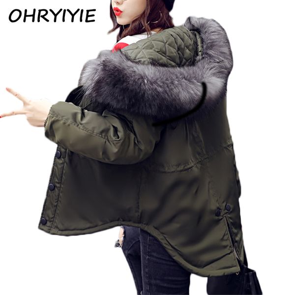 ohryiyie plus size 5xl 6xl women's winter jacket women parkas 2017 autumn winter big faux fur collar hooded female warm coat w55, Black
ohryiyie plus size 5xl 6xl women's winter jacket women parkas 2017 autumn winter big faux fur collar hooded female warm coat w55, Black