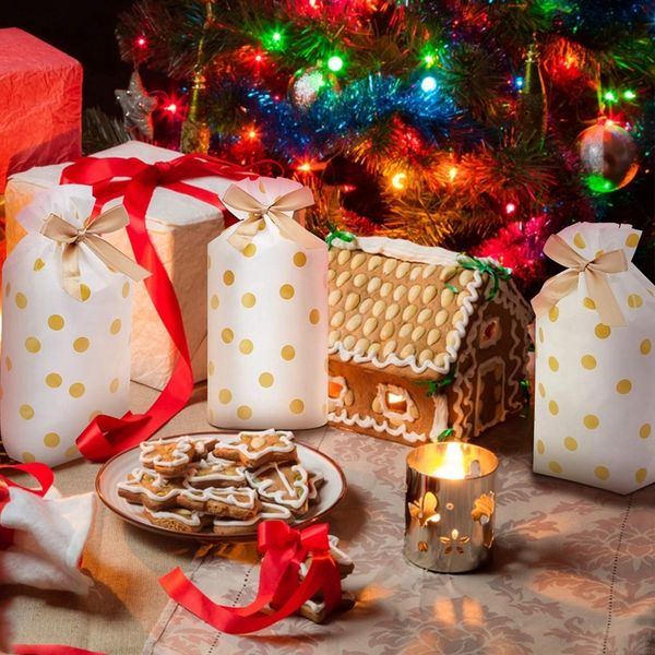 50 pcs candy cookies plastic drawstring gift bags gold dot treat bags for birthday party snack wrapping wedding gift party favor
50 pcs candy cookies plastic drawstring gift bags gold dot treat bags for birthday party snack wrapping wedding gift party favor