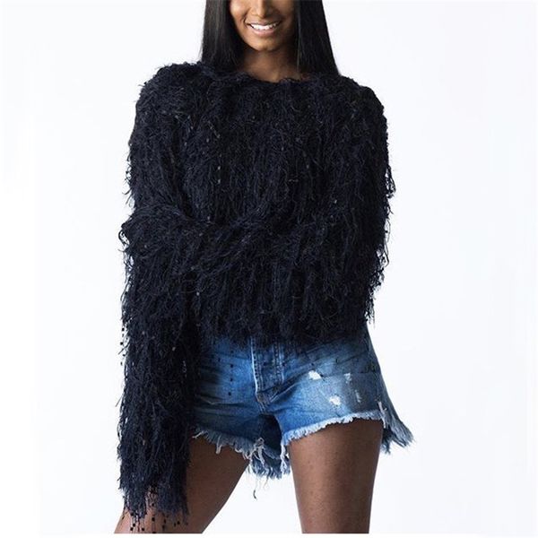 brand fashion tassel sweater women knitted winter jumper coat loose korean casual sweater long sleeve jacket, Black
brand fashion tassel sweater women knitted winter jumper coat loose korean casual sweater long sleeve jacket, Black