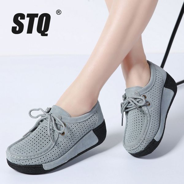 stq 2020 autumn women leather suede flats women platform sneakers creepers cutouts lace up flats moccasins shoes woman 7182-1, Black
stq 2020 autumn women leather suede flats women platform sneakers creepers cutouts lace up flats moccasins shoes woman 7182-1, Black